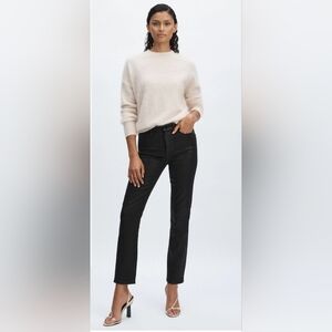 Size 29 Paige Classic Straight-Leg Black Women’s Jeans